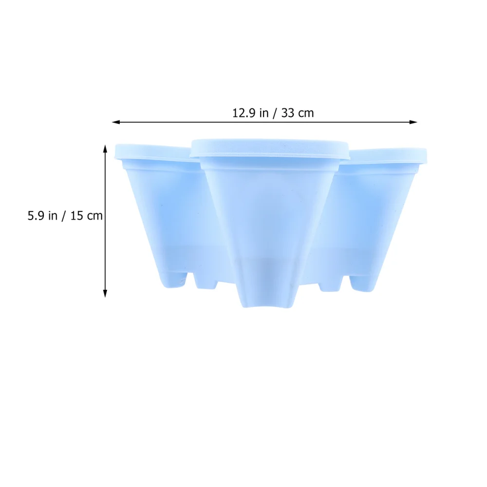 

1 Set of 6pcs Flowepot Multilayer Stacking Cultivation Pot Vegetable Melon Fruit Strawberry Planting Pot - 1pc Tray and 5pcs Pot