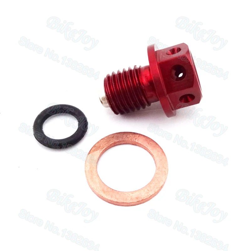 Магнитная пробка для слива масла болт гайка винтовая шайба подходит питбайка