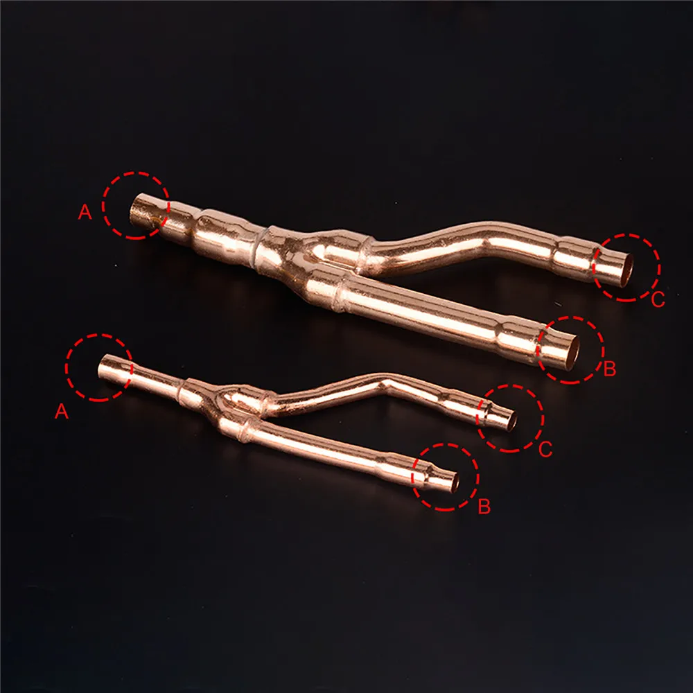 Air Conditioning Splitter Branch Pipe 22T/33T/72T Welding for Daikin Center Conditioner Parts | Бытовая техника