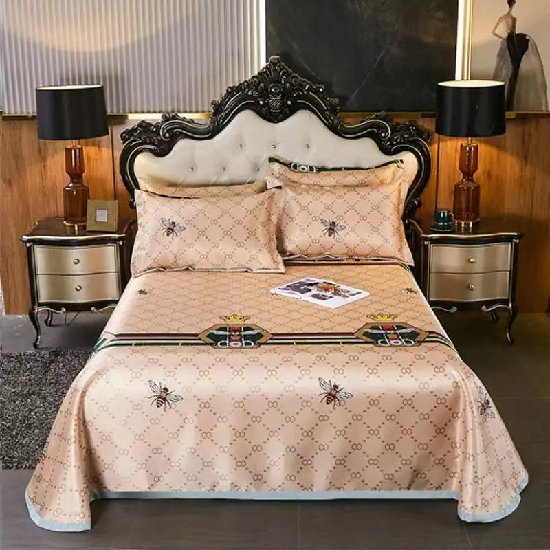 Комплект летнего постельного белья из 3 предметов роскошный коврик вискозы 1