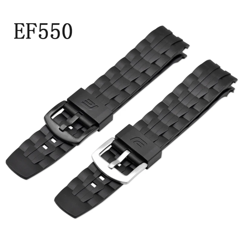 

Ремешок для часов Casio серии Edifice EF-550/EF523, резиновый ремешок из смолы, браслет для Casio EF550