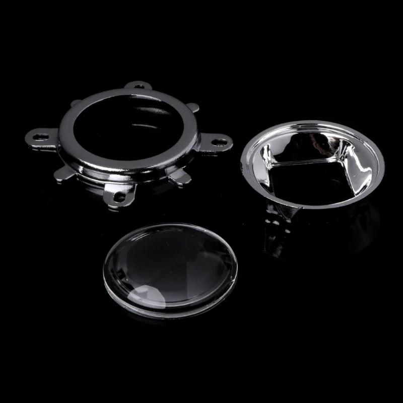 

44mm Lens + 50mm Reflector Collimator+ Fixed Bracket For 20W-100W LED Light Lamp N1HF