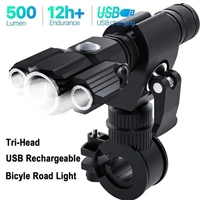 bike light 1000 lumen flashlight for usb rechargeable 18650 battery mtb bicycle front light waterproof led headlight lantern