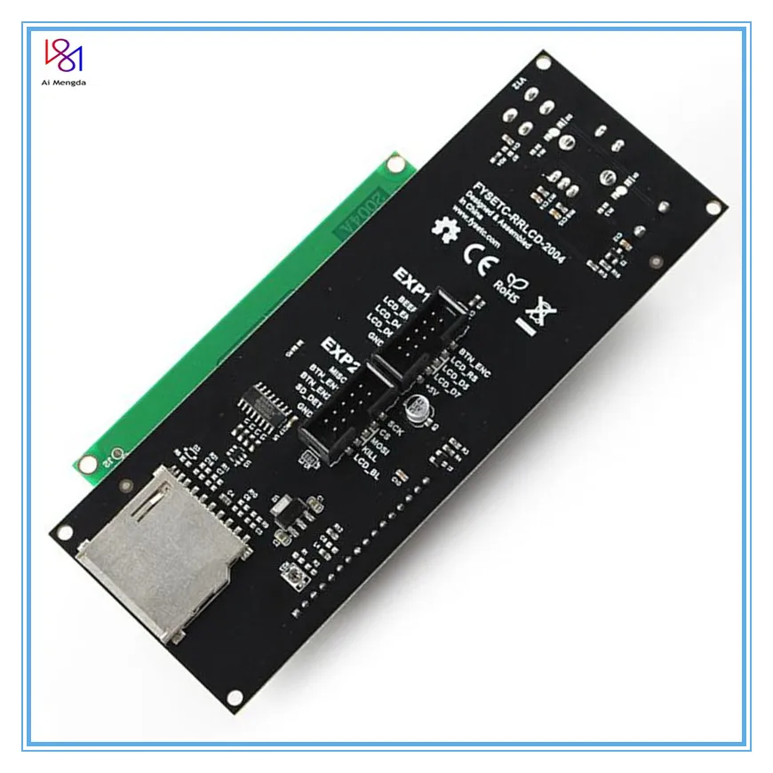 3d printer lcd display reprap smart 3d printer parts controller display reprap ramps 1 4 2004 lcd lcd 2004 control free global shipping