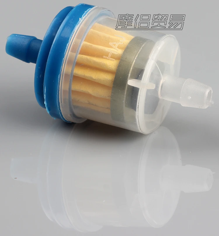 Новинка 100 шт./лот встроенный пластиковый мотоциклетный газовый топливный фильтр