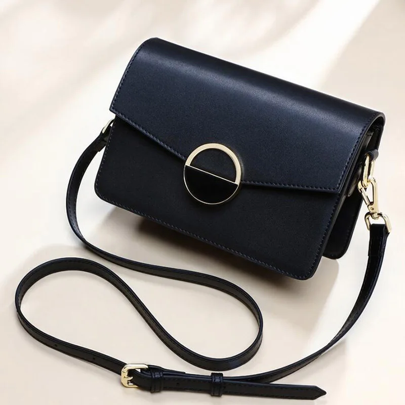 New 2022 leather Handbags, High Quality Messenger Bag, All-Match Small square Bag, Famous Brand fashion shoulder bag tide