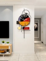 clock wall clock living room personality creative fashion modern simple and light luxury mute home european style wall watch