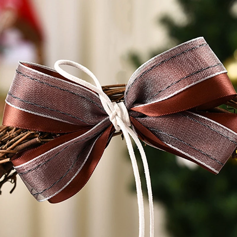 

Christmas Wreath Swan Lemon Cotton Front Door Wreath Perfect Ornament for Window Wall Table Home Decor