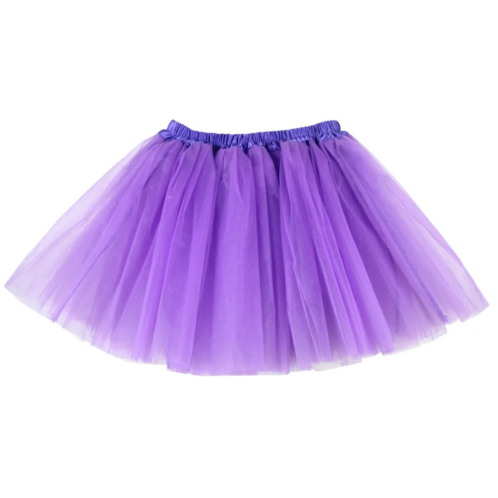 Dark Purple Женские тюлевые юбки Новое поступление уникальные три слоя супер пушистые пышные вечерние эффектные женские юбки-пачки - Цвет: Dark Purple