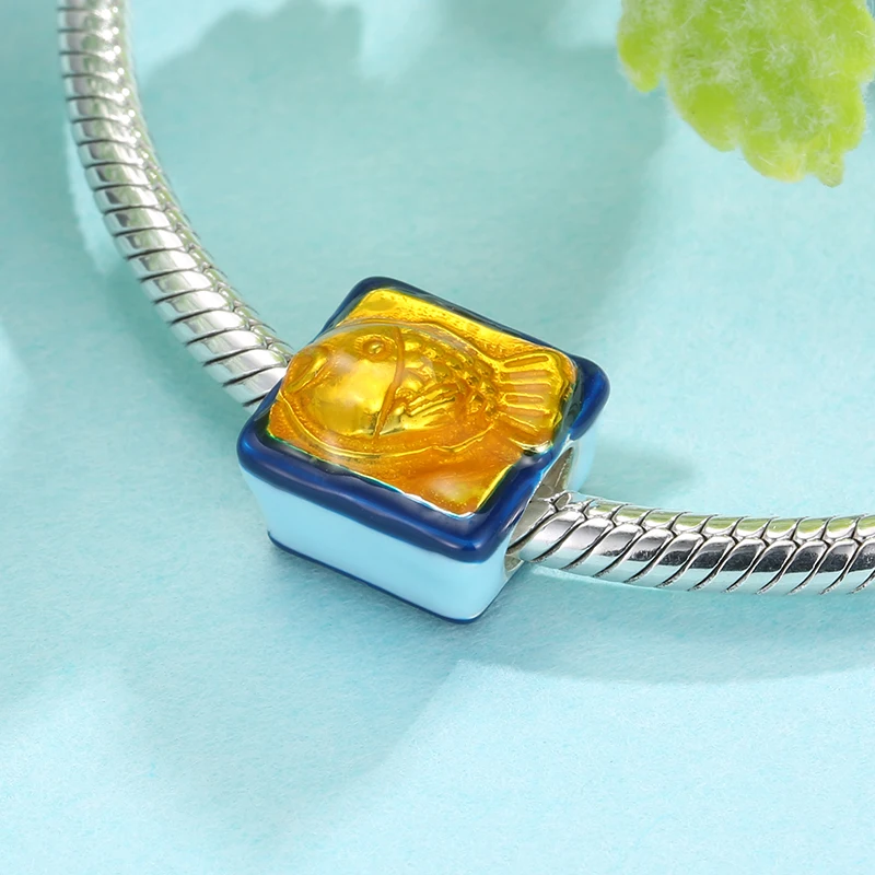 Высокое качество Осьминог суши с лососем 925 стерлингового серебра металлические