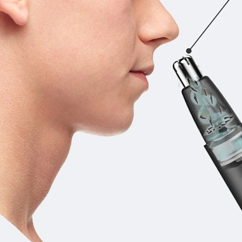 

Electric Nose Hair Trimmer Clippers/Portable Waterproof Clean Nose Hair Trimmer