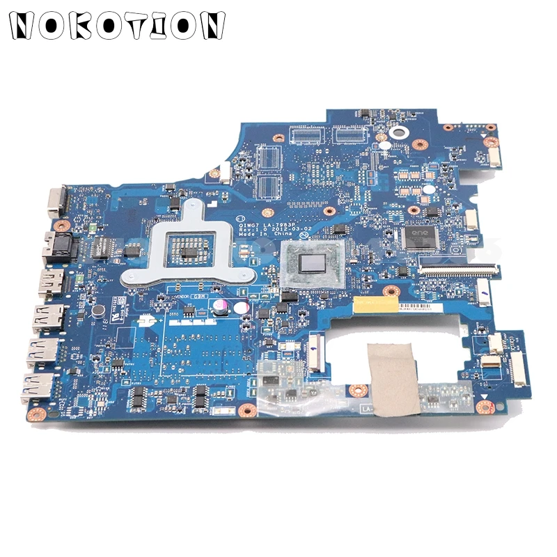 NOKOTION QIWG7 LA-7983P основная плата для lenovo G780 материнская плата для ноутбука HM76 GMA HD DDR3 протестирована