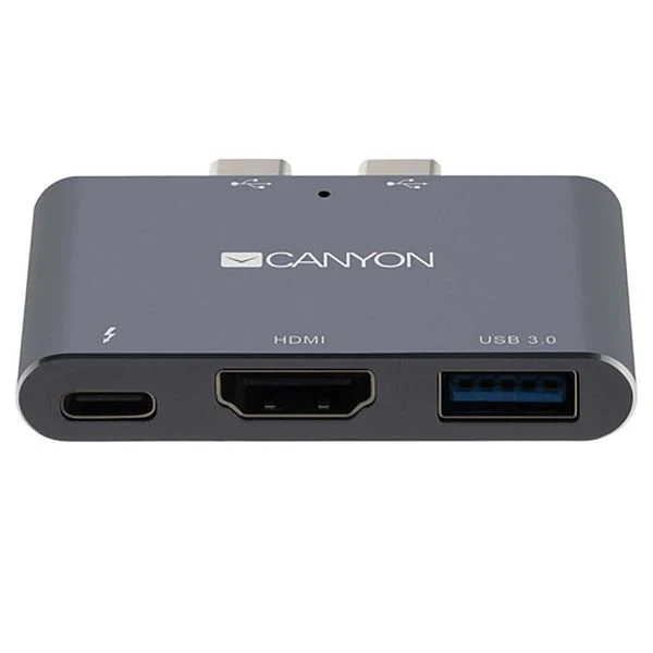 USB Hub CANYON CNS TDS01DG 3 порта (Thunderbolt 3.0 HDMI)|Док-станции для ноутбуков| |
