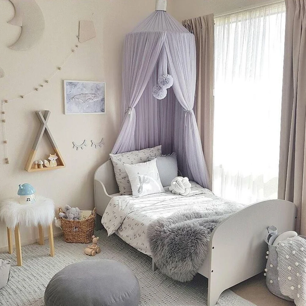 Купол Принцесса Кровать Навес Москитная сетка детский игровой занавес палатки