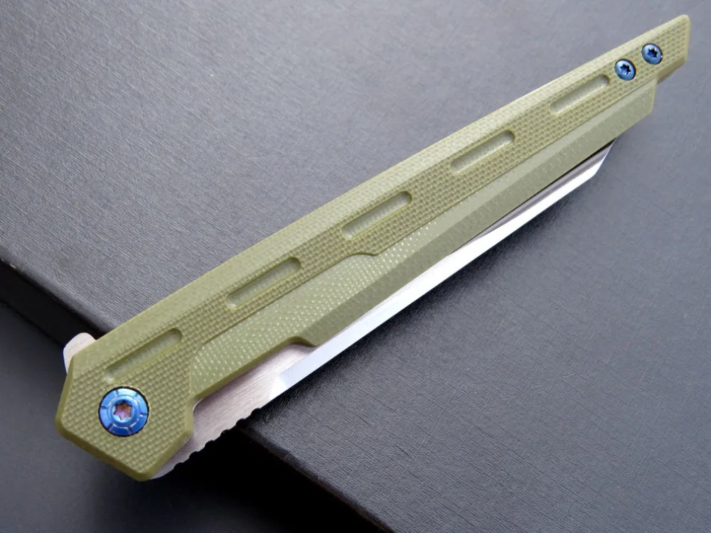 

New EF917 Folding Pocket Outdoor Knife D2 Blade G10 Handle Camping Hunting Tactical Survival fruit Utility gifts Knives EDC Tool