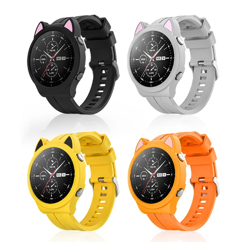 

Case For Huawei Watch GT 2 Pro ECG 2e Soft Silicone Protective Cover For HONOR Magic Watch 2 Case 46mm Honor Watch GS bracelet