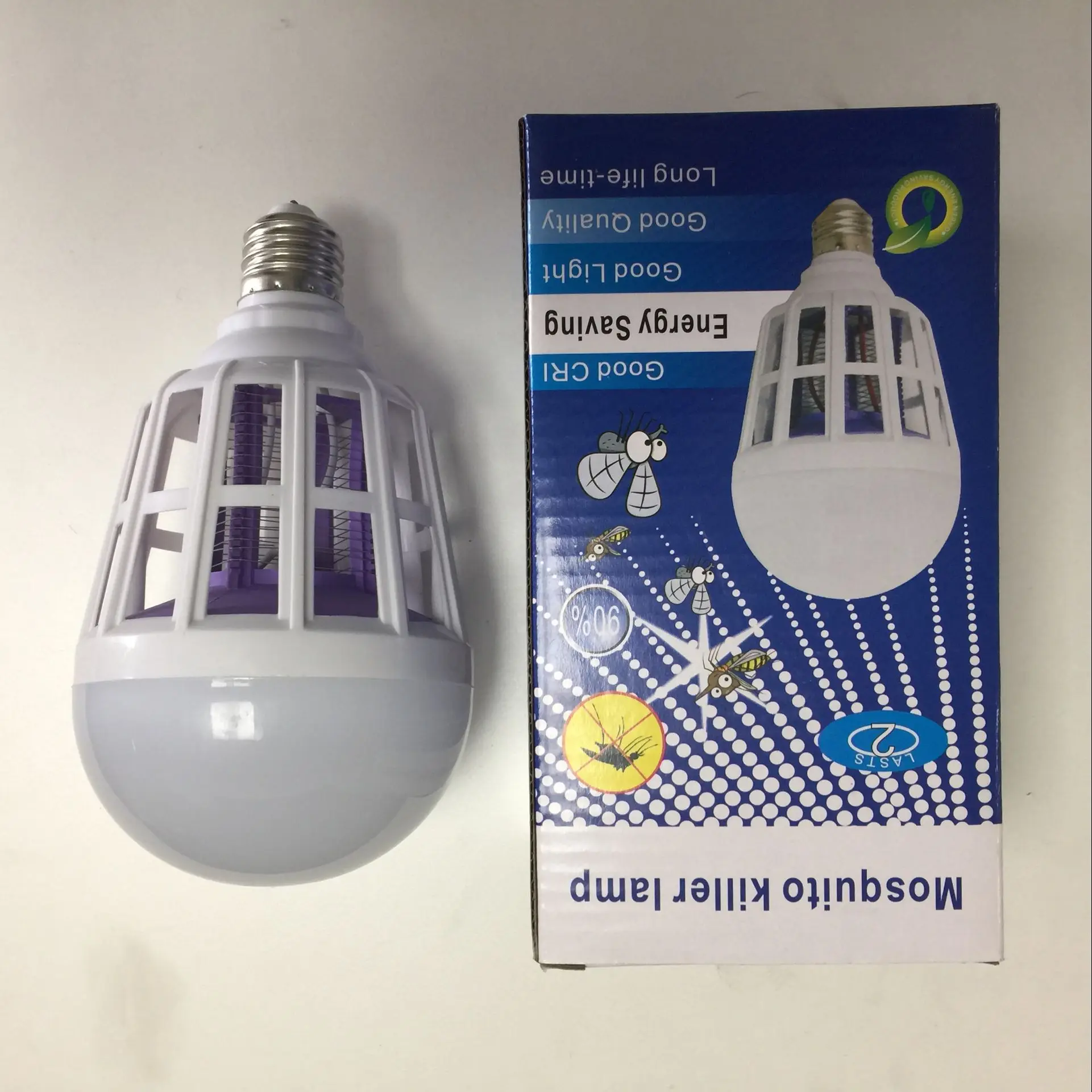 

E27 15W Mosquito Killer Repellent Trap Lamp LED Lighting Bulb Pest Control Bug Zappers Lights Moskiller