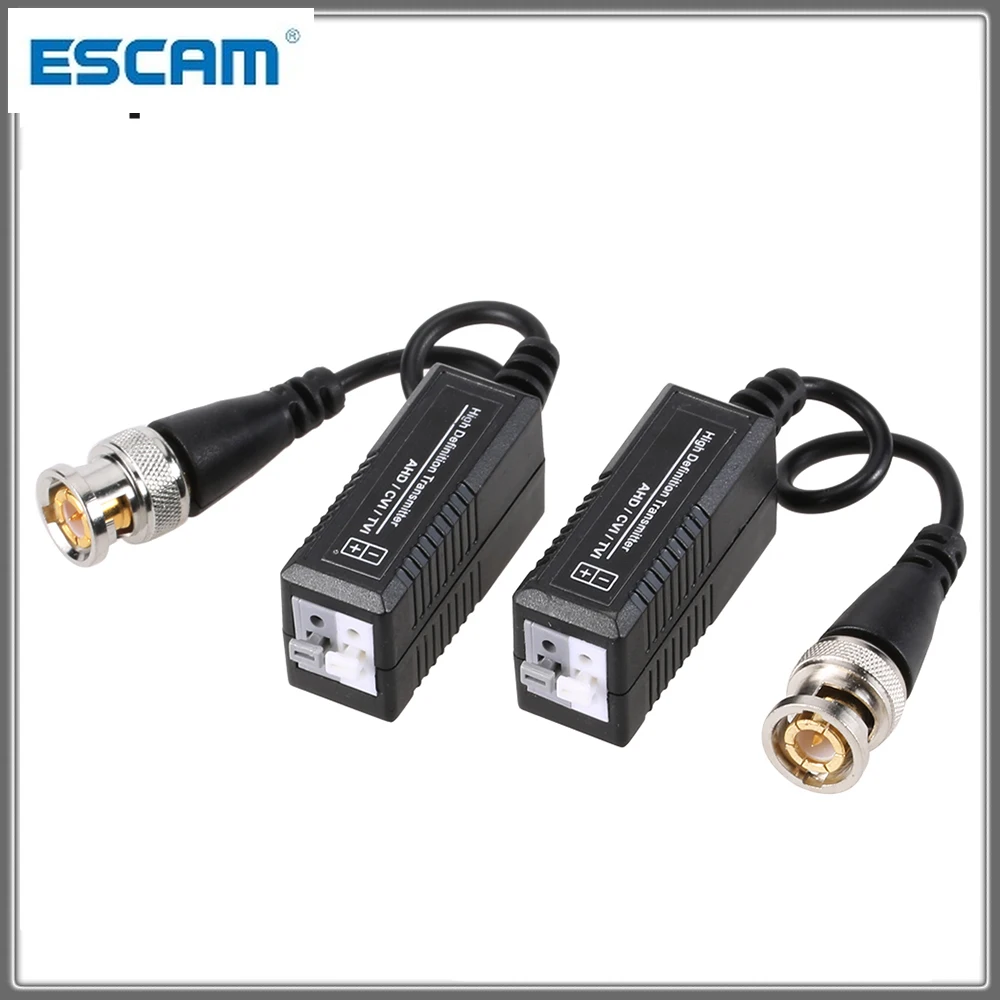 ESCAM BNC HD 2M 3M CCTV с витой фотокамерой Пассивное Видео разъемом на UTP Cat5/5e/6|Коробки