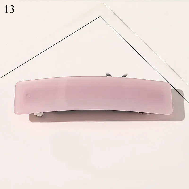 

Vintage Hair Clip Marble Print Acetate Resin Rectangle Hairpins Hair Claw Geometric Barrette Women Hair Clip Hair Accessories