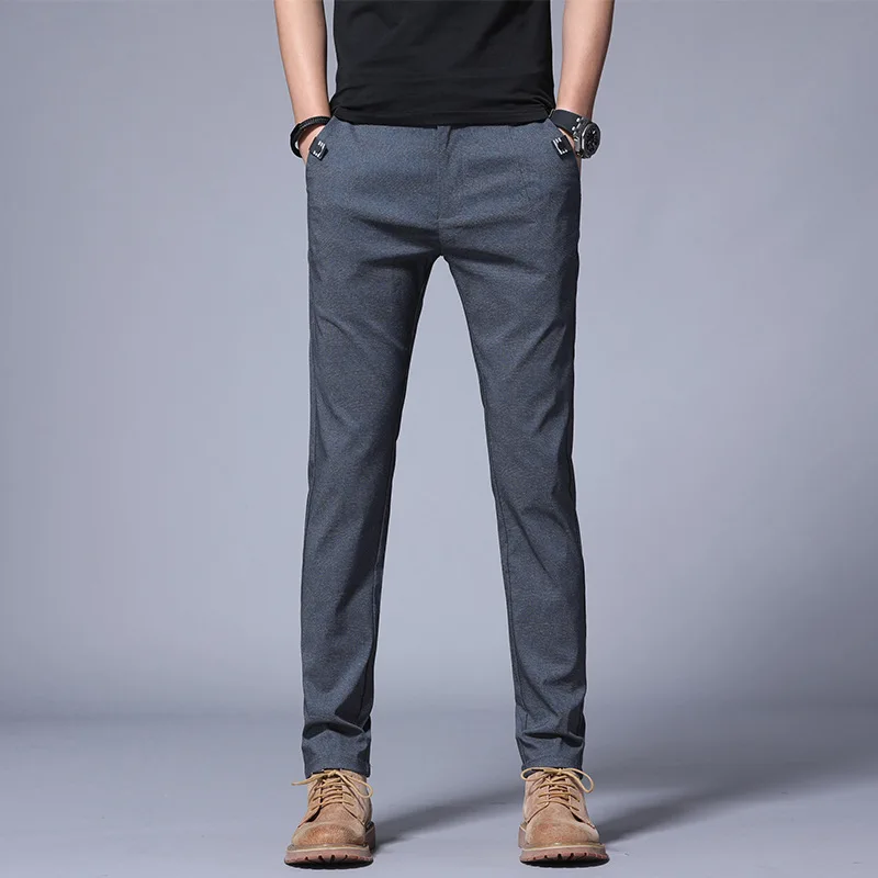 Осень зима Новый Повседневное брюки Для мужчин для самосовершенствования