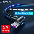 USB C кабель 90 градусов Быстрое Зарядное устройство USB Type C кабель для Xiaomi Mi 9 Huawei P40 Samsung Galaxy S10 Plus мобильный телефон USB-C шнур