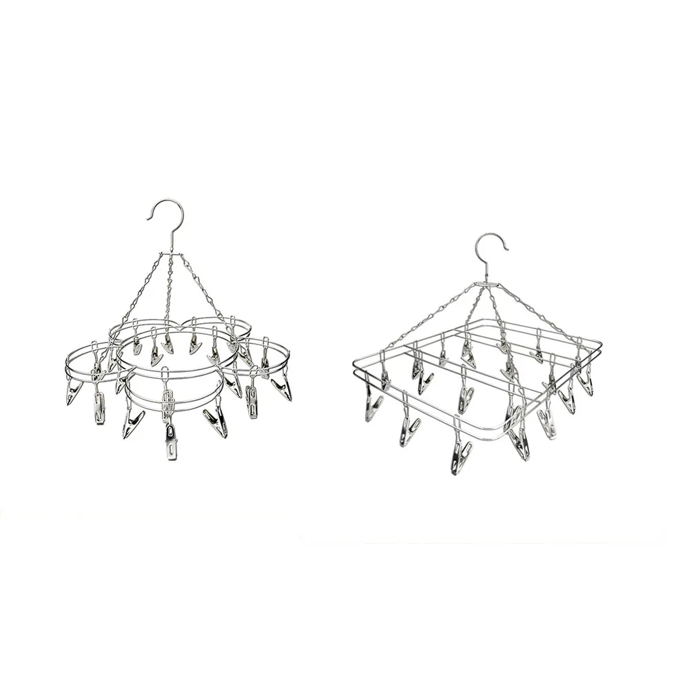 Горячая 20 шт носок нижнее белье зажимы из нержавеющей стали сушилка для одежды Peg