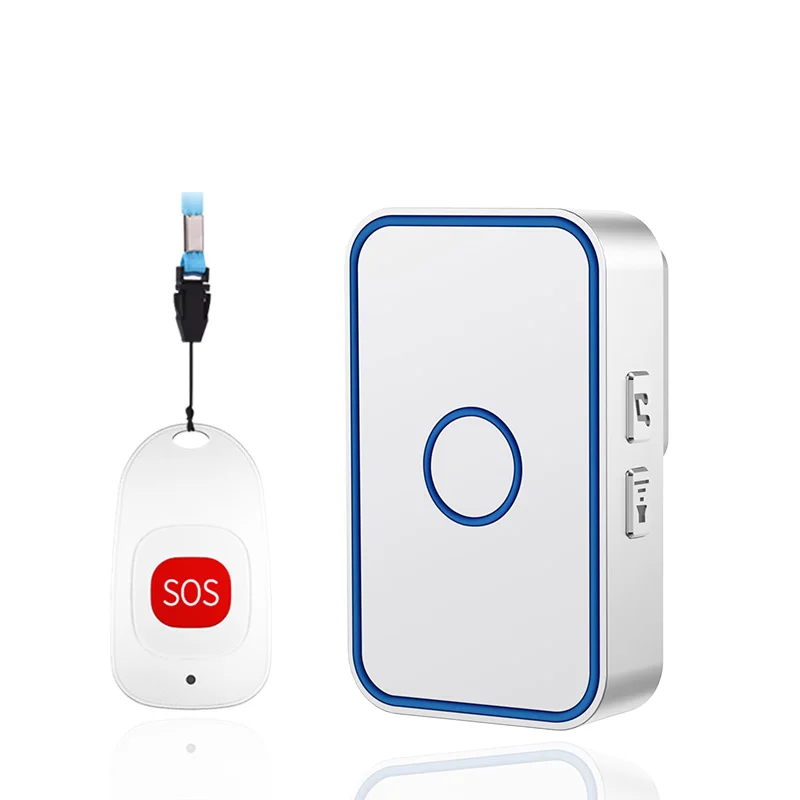 CACAZI водонепроницаемый беспроводной пейджер дверной звонок старый человек