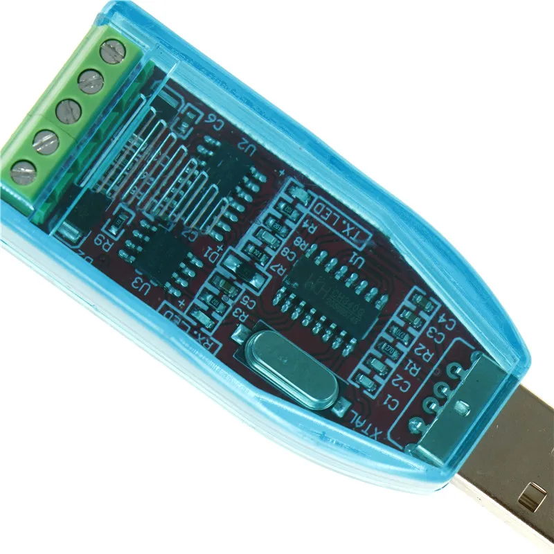 Промышленный преобразователь USB в RS485/422 CH340 RS485 с защитой от обновления|Адаптеры