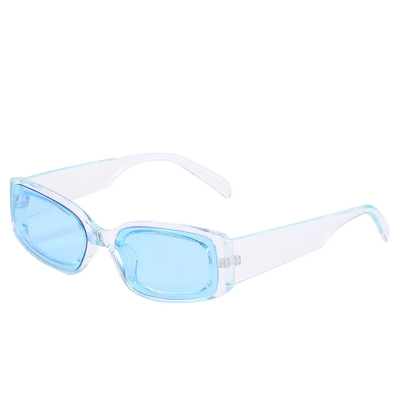 

Leopard Rectangle Sunglasses Women Fashion Trending Eyewear Small Rectangle Frame Black Lens Mirror Glasses Shades Eyeglasses