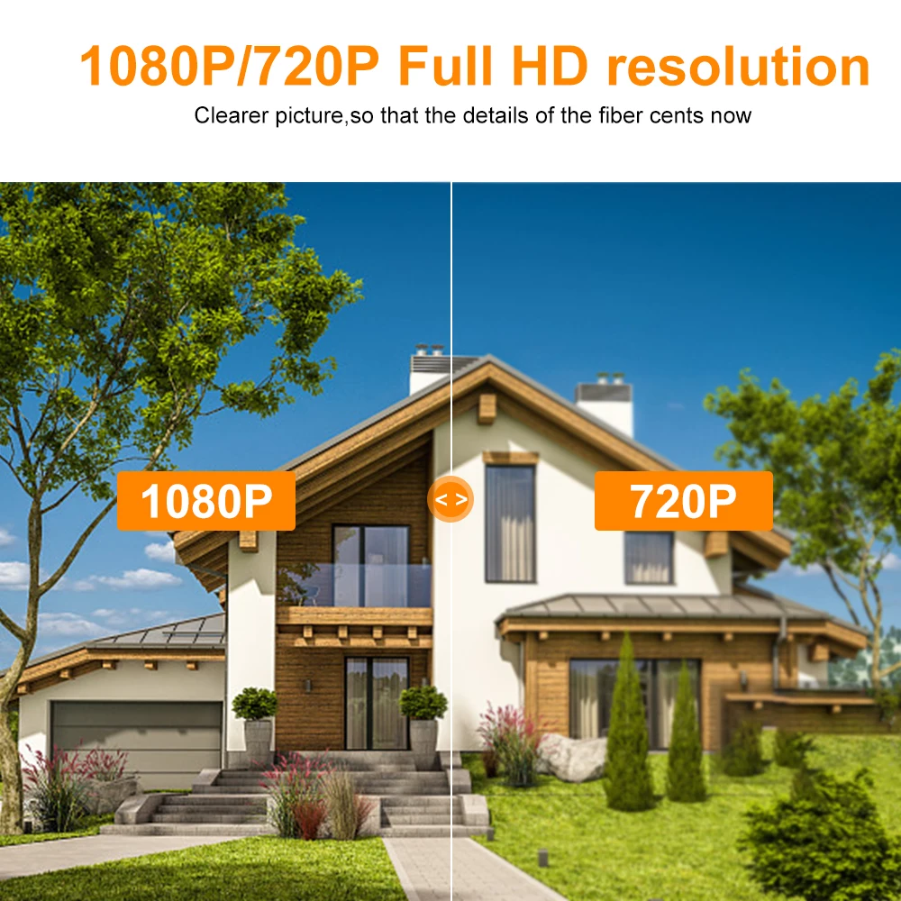 1080P WiFi камера пуля наружная Всепогодная камера видеонаблюдения Двухсторонняя Аудио Цветная камера ночного видения-3,6 мм фиксированный объектив