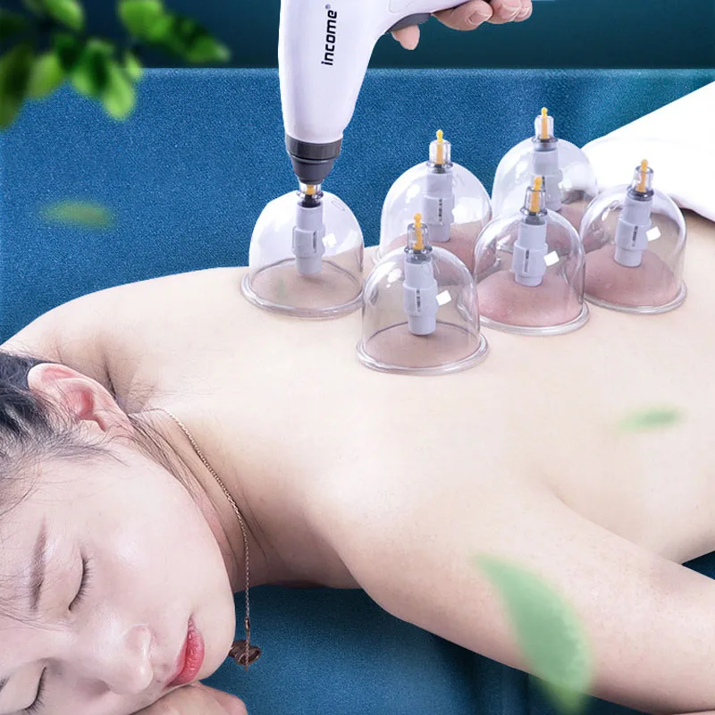 

12/20/24 Cans Electric Vacuum Cupping Set Anti Cellulite Massager Cupping Therapy Set Physiotherapy Suction Cup Body Massage