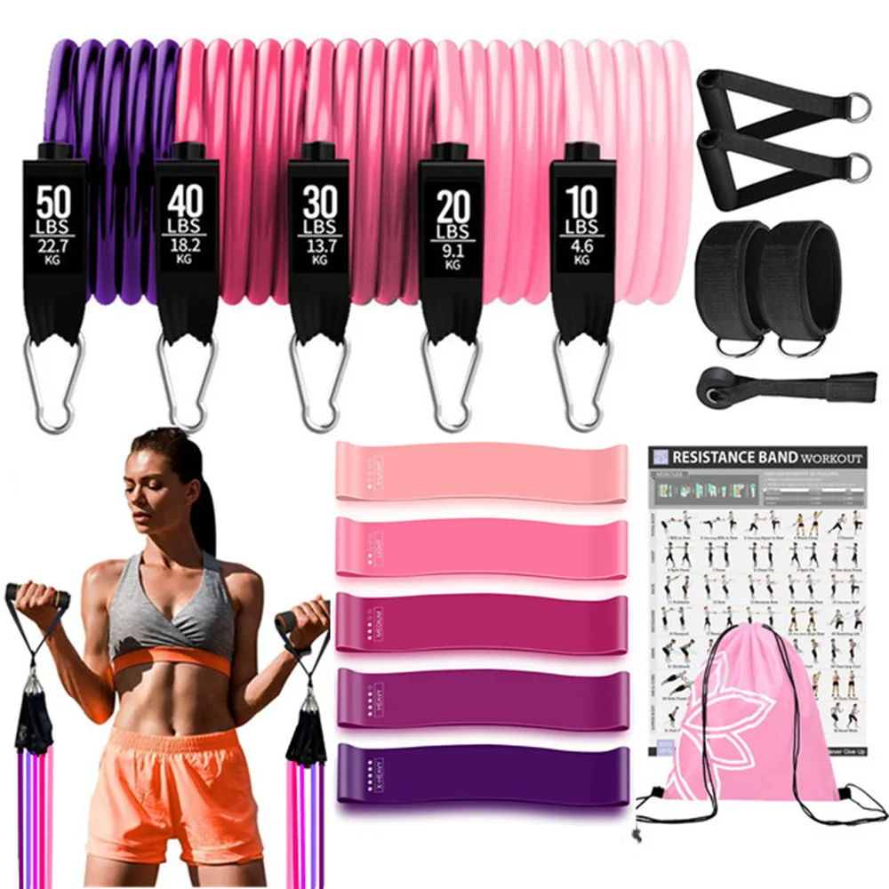 

Resistance Bands for Women At Home Workout Exercise Set Training Resistance Loops Bands for Firming,Toning,Slimming Abs and Body