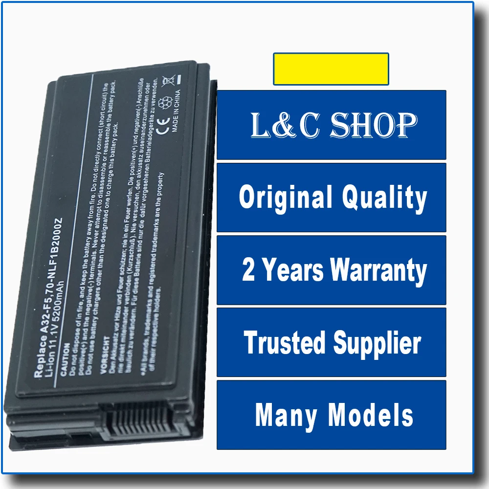 

Аккумуляторная батарея для ноутбуков Asus Pro5AVn Pro5B Pro5BV Pro5BVF Pro5BVG X50 X50AD X50C X50Gi X50GL X50M