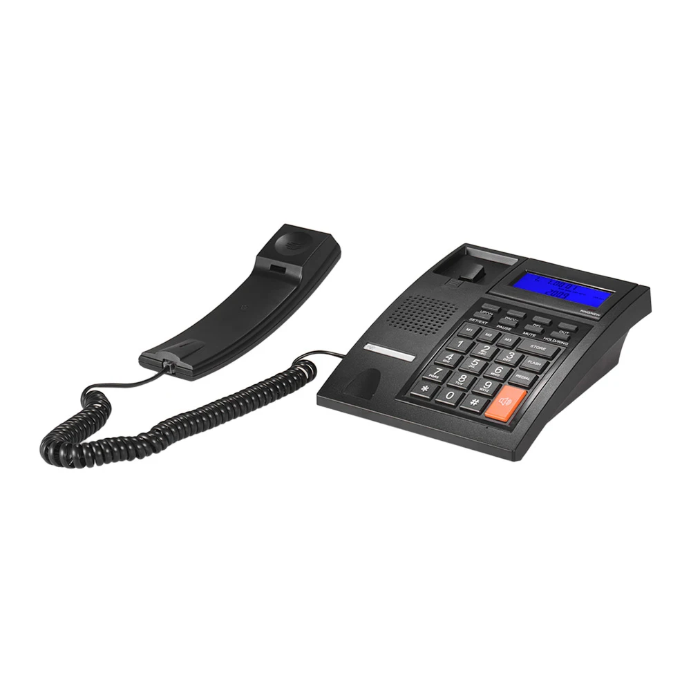 Стационарный телефон с регулируемым ЖК дисплеем функция отключения