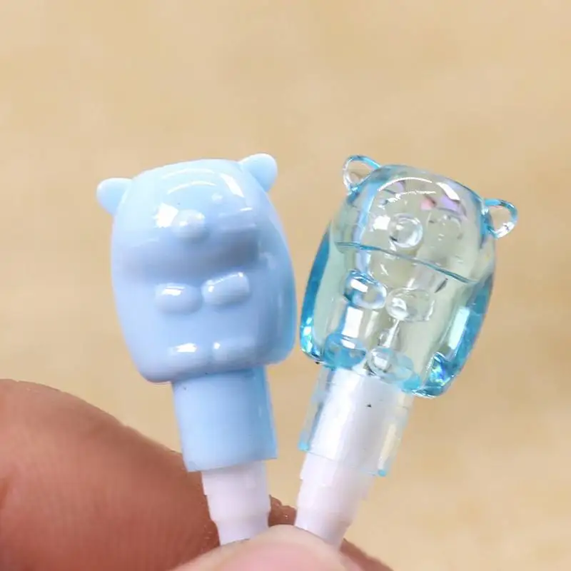 Новинка 2 шт. не затачивающие карандаши в виде медведя шапка для ручек