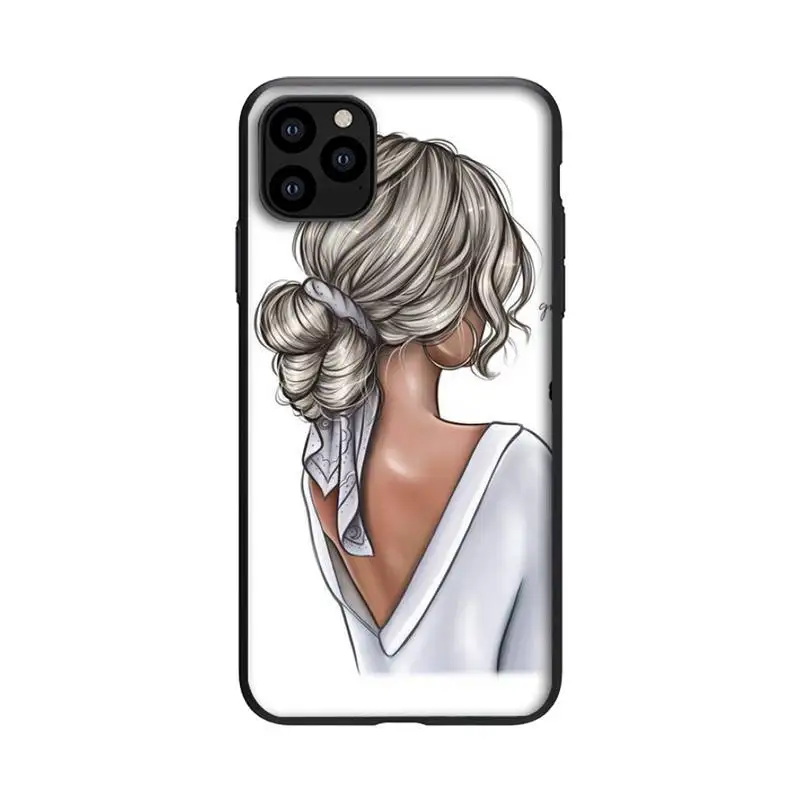 

Tour eiffel Phone Case For Black-Iphone 5s 6 6s 7 8 11 12 X Xs Xr Pro Plus Max Mini Fundas Cover