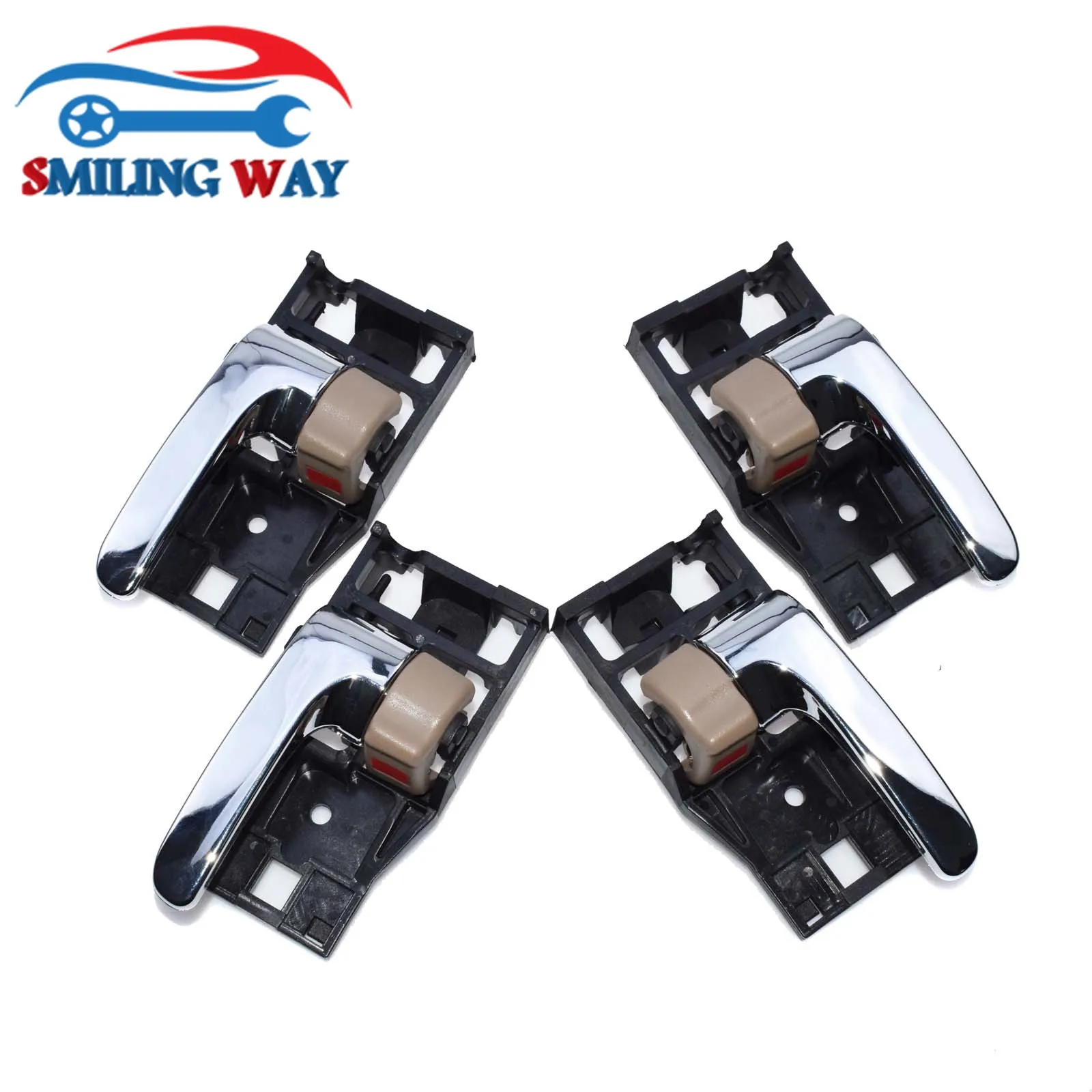 SMILING WAY# Interior Inside Door Handle Front Rear Left Right For Toyota Avalon 3.0L 2000 2001 2002 2003 2004 OE# 69205AC010 | Автомобили