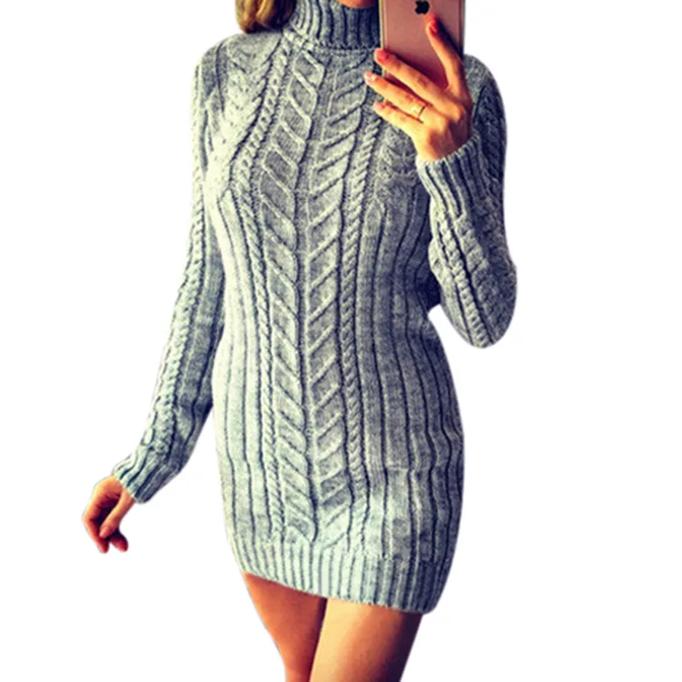

Womens Sweaters 2020 Winter Tops Turtleneck Sweater Women Pullover Jumper Knitted Sweater Pull Femme Hiver Truien Dames #15