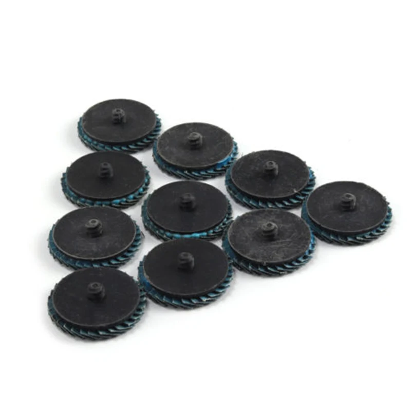 10Pc 2Inch Coarse Grit Arasive Buffing Pad Flap Sanding Wheel Polishing Pad