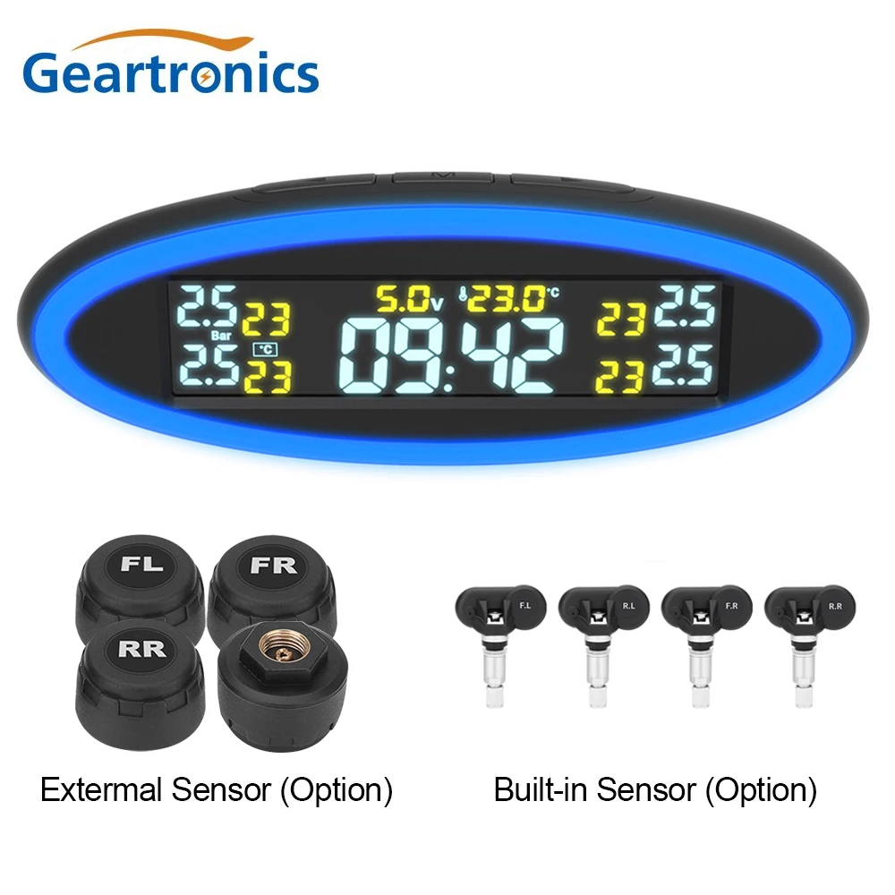 Автомобильный датчик давления в шинах s + 4 Внешний 2 цвета окружающей среды