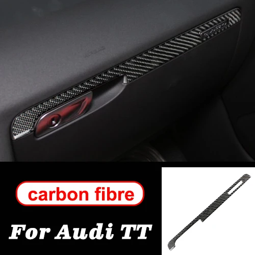 Central control stri Для Audi TT автомобильные стикеры s8n8j MK123 TTRS центральная консоль из углеродного волокна Воздушная Шестерня панель Выход Рулевое колесо аксессуары для салона автомобиля - Название цвета: Central control stri