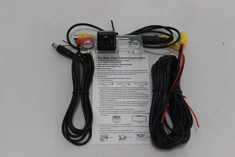 

HD Vehicel Reverse Backup CCD Camera for Porsche Cayenne 955 957 958 Skoda Fabia Night Vision Waterproof Car Rear View Parking