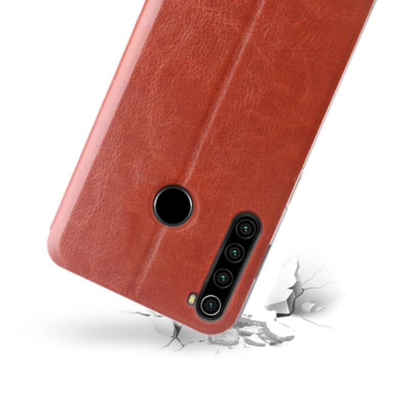 Чехол для Redmi Note 8T оригинальный роскошный кожаный чехол-книжка серии MOFi Rui Xiaomi