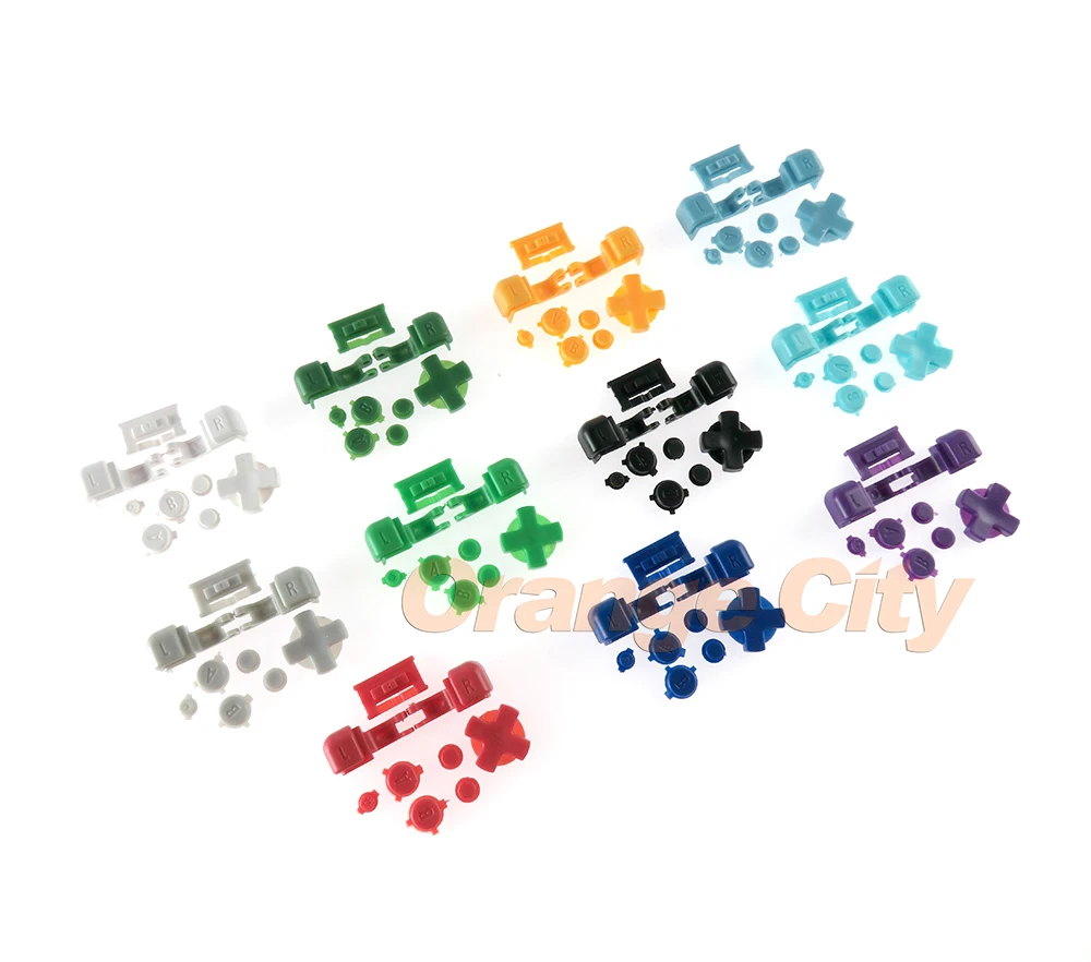 Красочные пластиковые A B выберите Пуск L R Кнопки D Pad для GBA SP полные кнопки 1