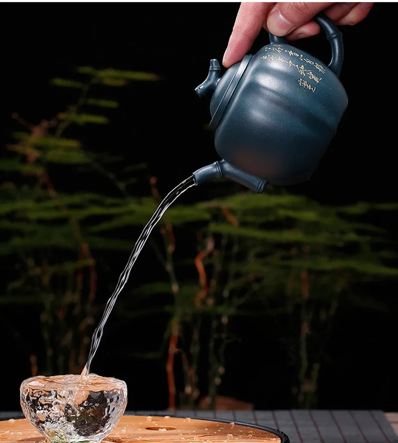 Tetera чайный горшок Исин Zisha глина КИТАЙСКИЙ ручной работы Gongfu набор 270 мл Высокое