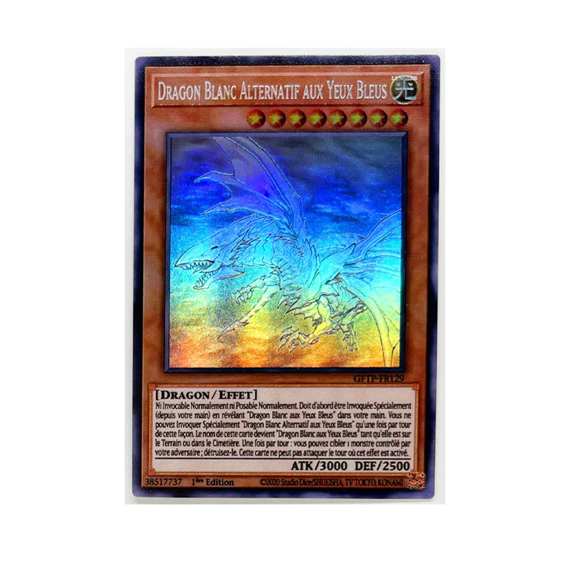 Yu Gi Oh черный блеск солдат маг Франция и английский DIY игрушки хобби Коллекционная