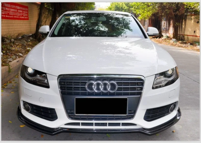 

Suitable for 10 Audi l Carbon Fiber Lip Spoiler Chin A4l Front Shovel