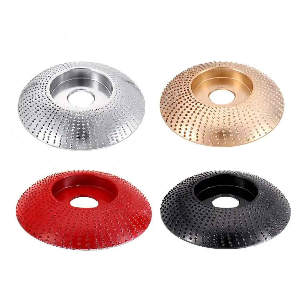 

DANIU 110mm Shaping Disc Tungsten Carbide Wood Sanding Carving Tool Abrasive Disc Tools for 115 125 Angle Grinder Tool
