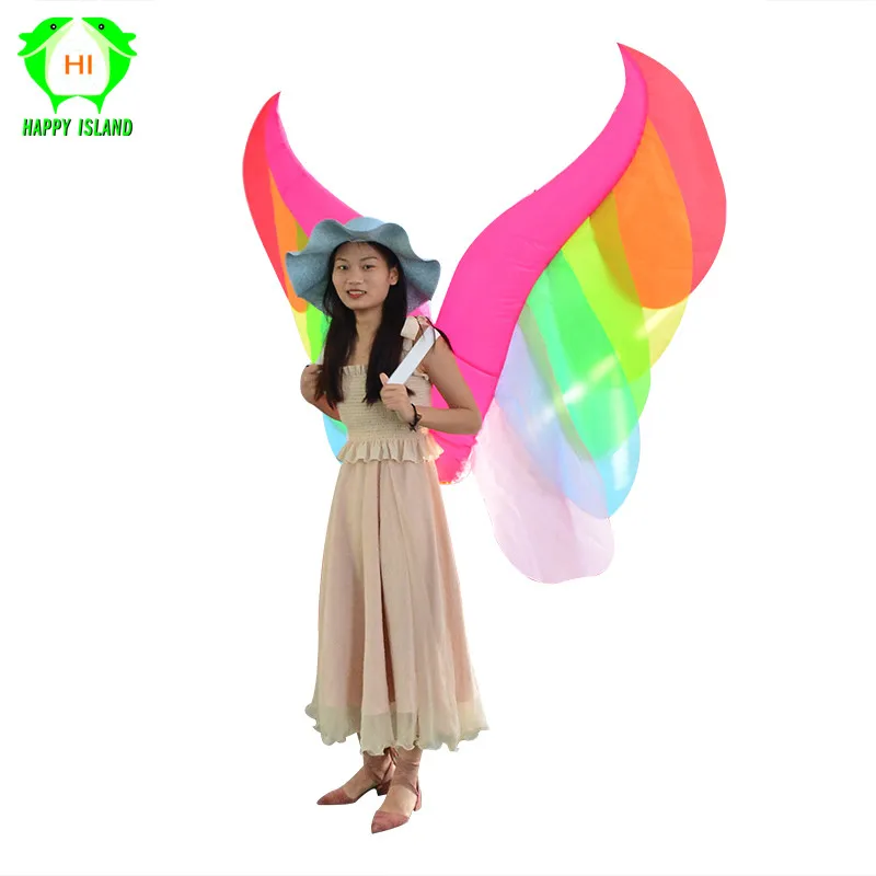 Женский надувной костюм бабочки красочное сказочное вечернее платье на Хэллоуин