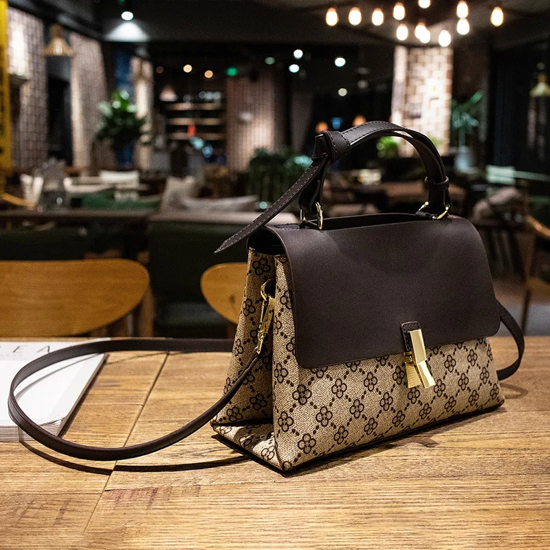 

Женские чехлы из натуральной кожи, новинка 2021, Модные Винтажные клетчатые сумки на одно плечо, знаменитые дамские сумочки, роскошные сумки